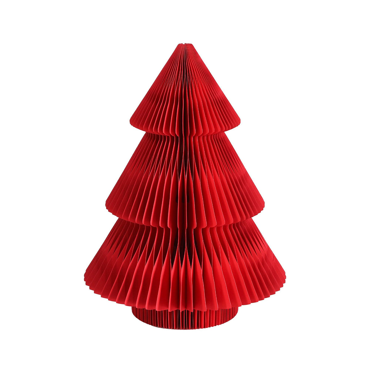 Folding Paper Tabletop Tree, 47cm, Red