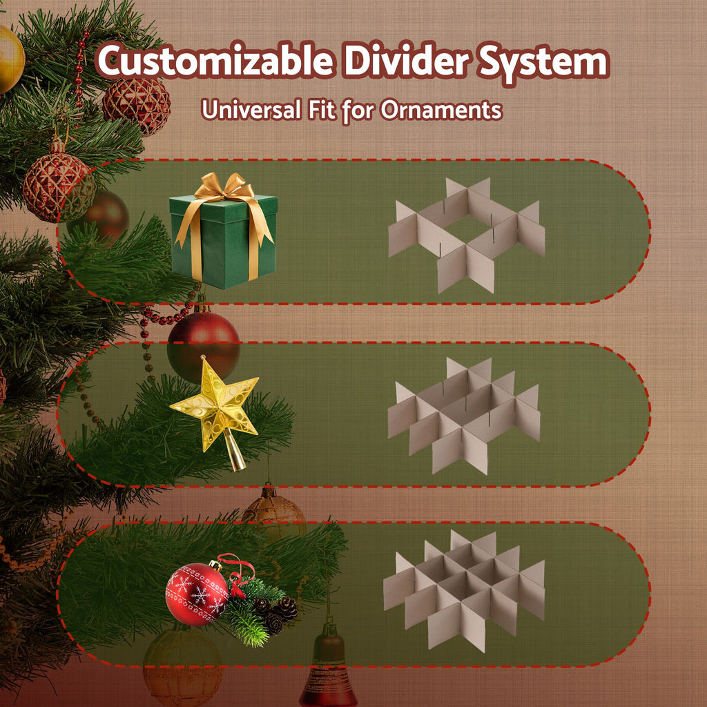 Bauble Storage Box, 128 Slots
