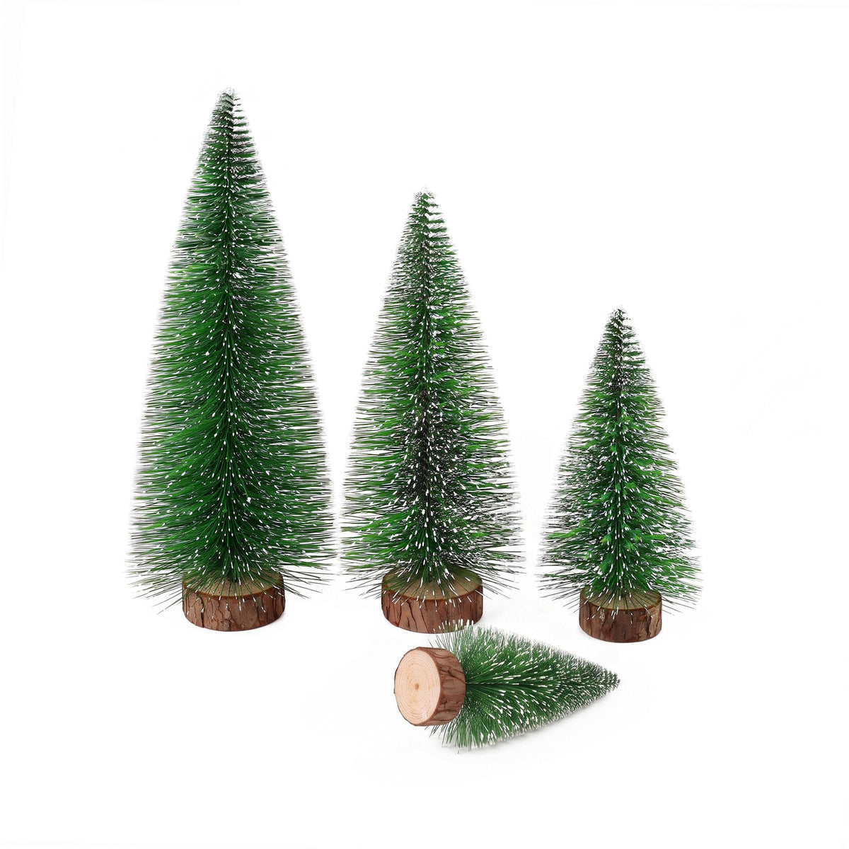Frosted Mini Tree Table Set, 4 Pieces