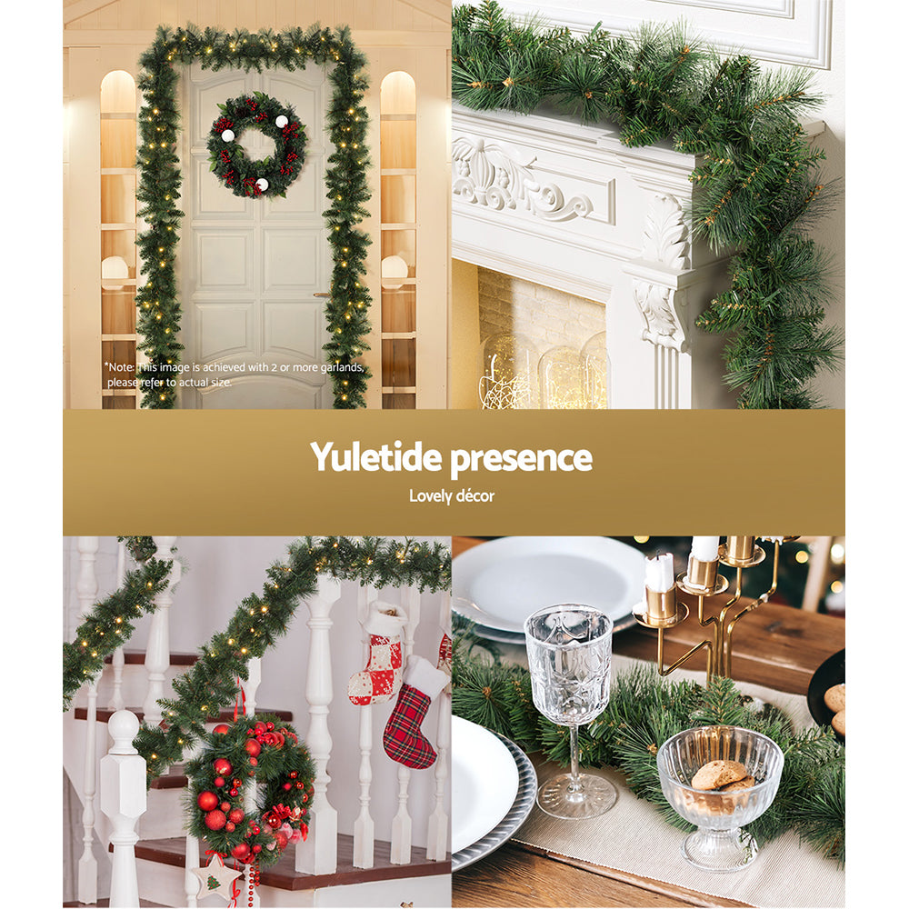 Pre-Lit Christmas Garland, 1.8m