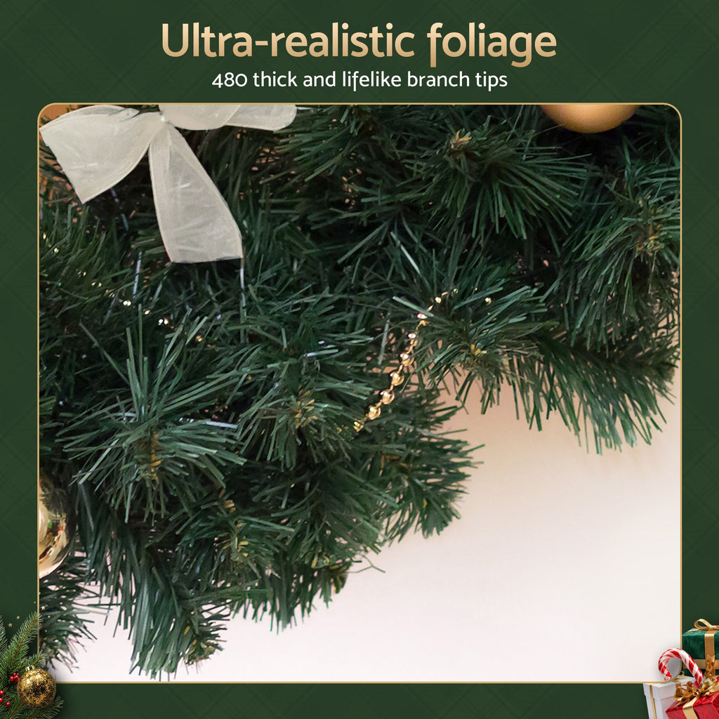 Lush Green Christmas Garland, 2.1m