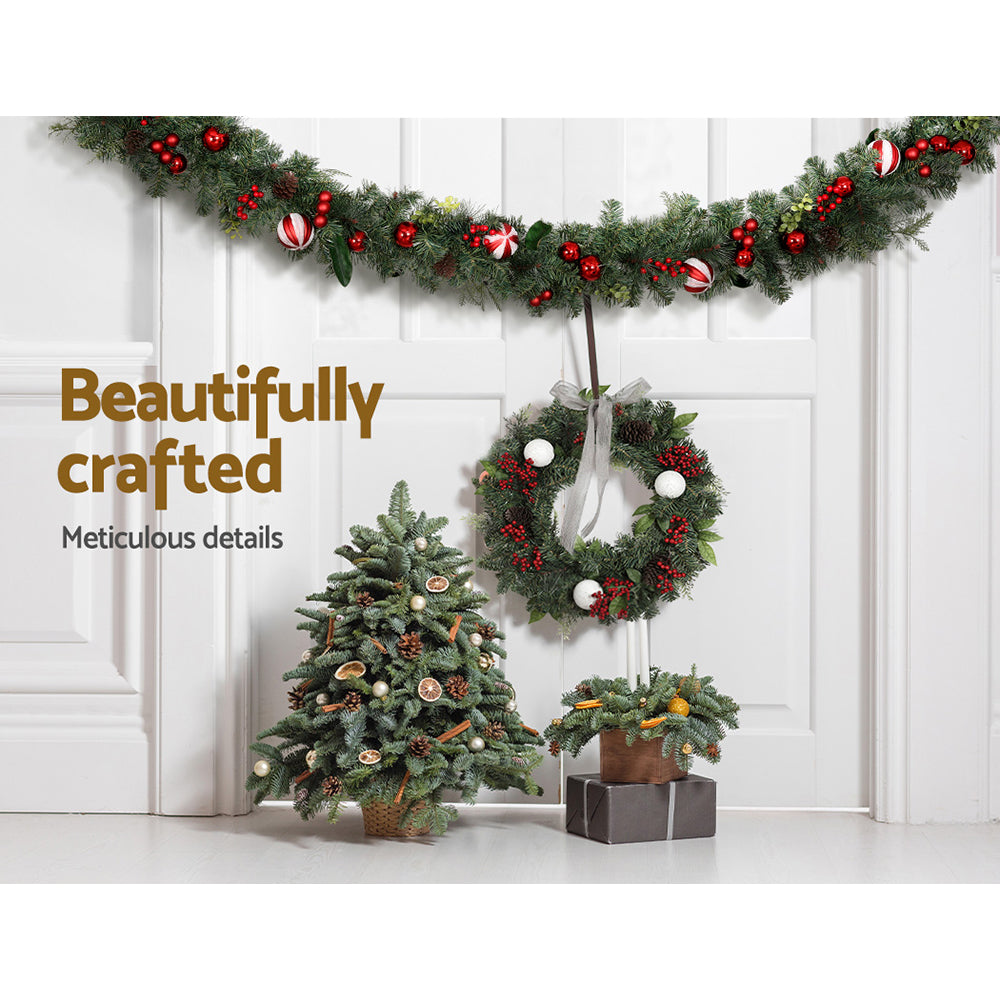 Berry and Bauble Christmas Garland, 2.7m