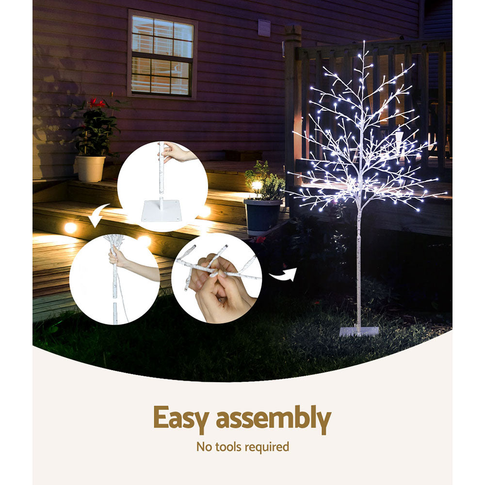 Solar Twig Christmas Tree, 1.5m, 304 LEDs