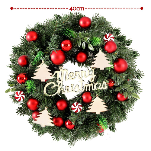 Candy Bauble Christmas Wreath, 40cm