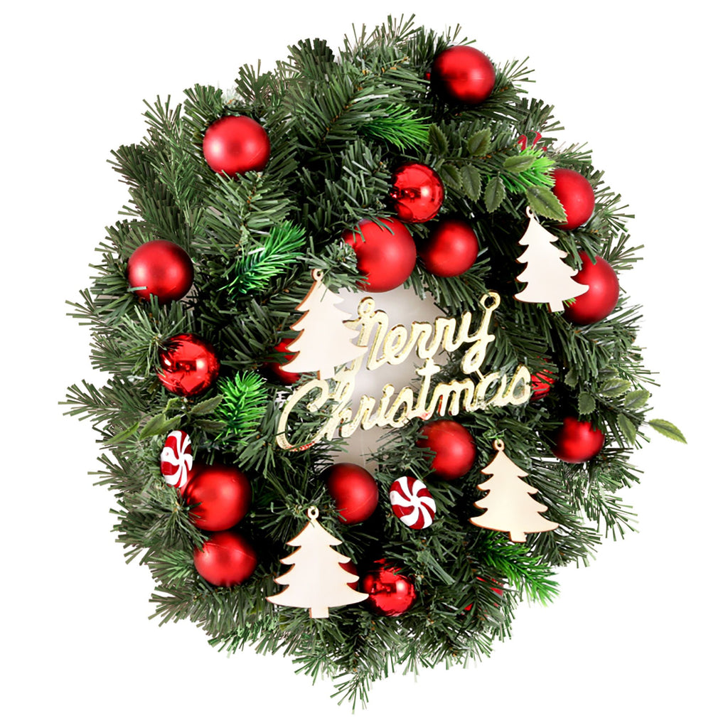 Candy Bauble Christmas Wreath, 40cm