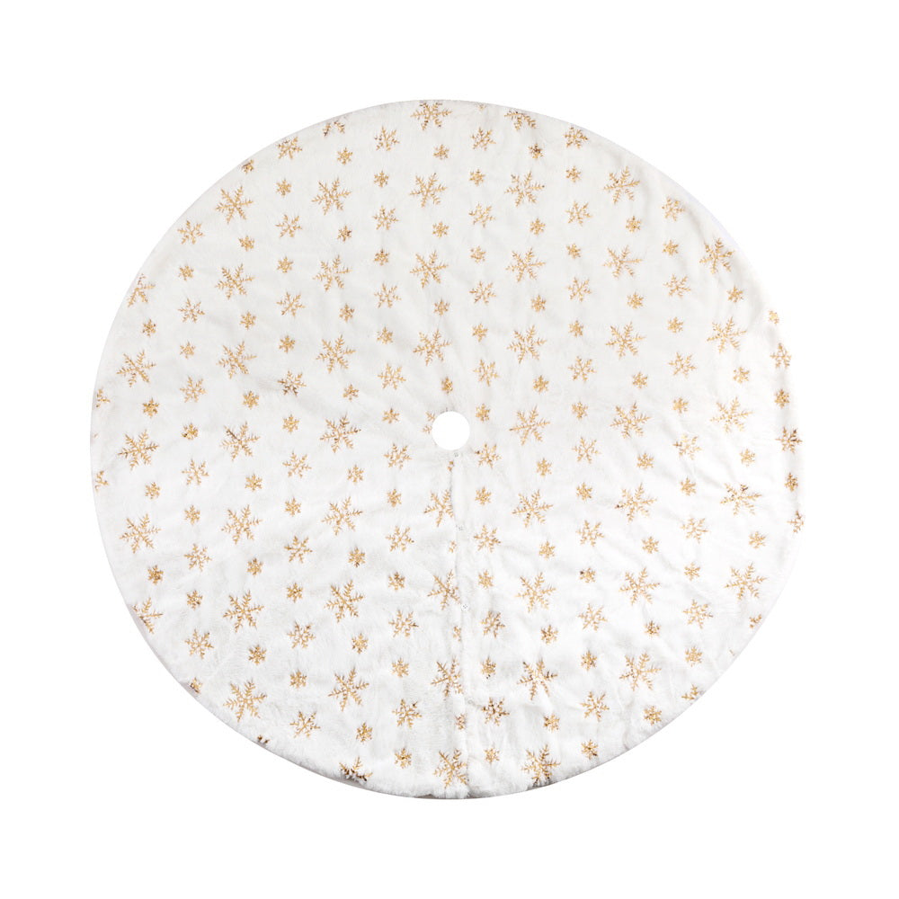 Snowflake Christmas Tree Skirt, 120cm