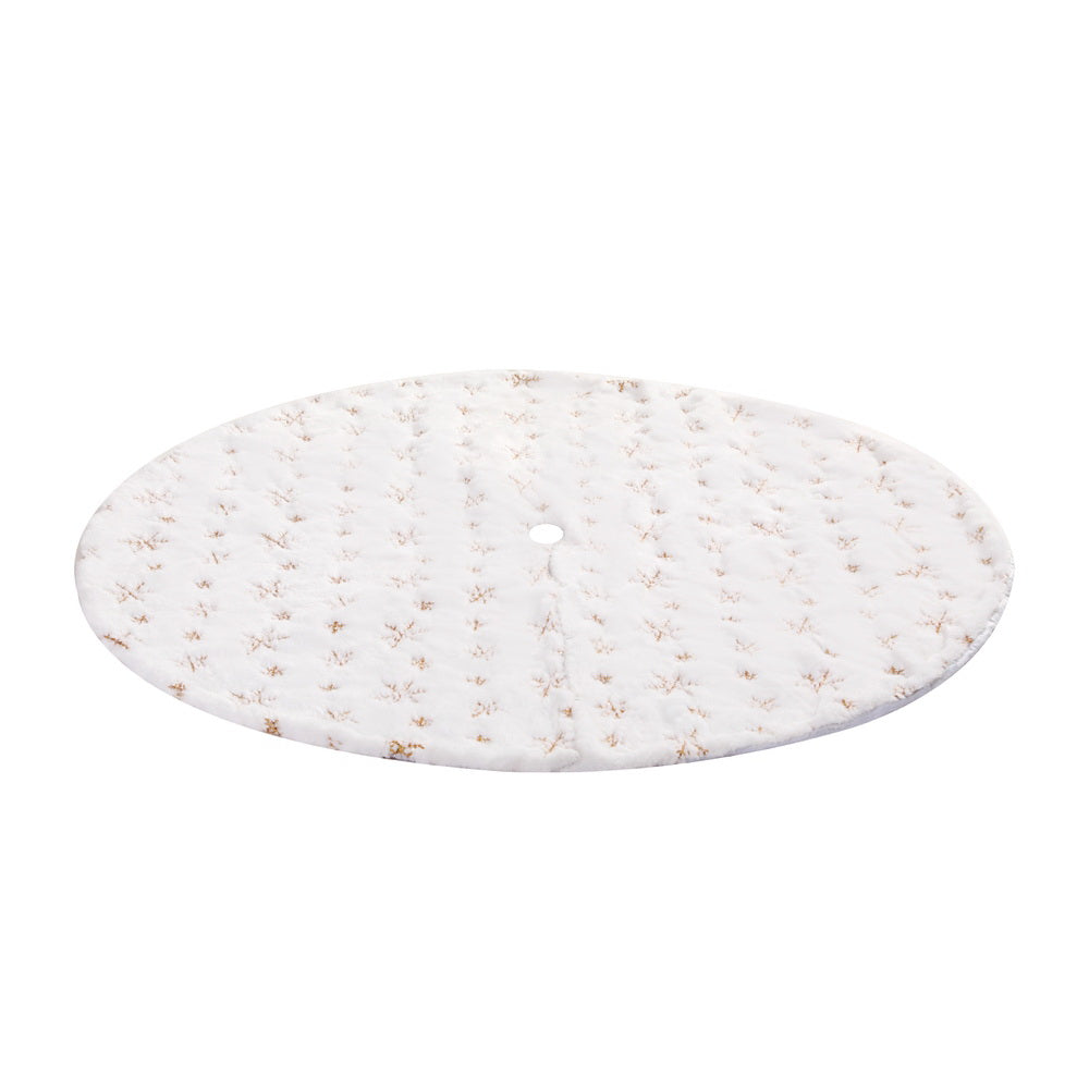 Snowflake Christmas Tree Skirt, 120cm