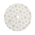 Snowflake Christmas Tree Skirt, 90cm