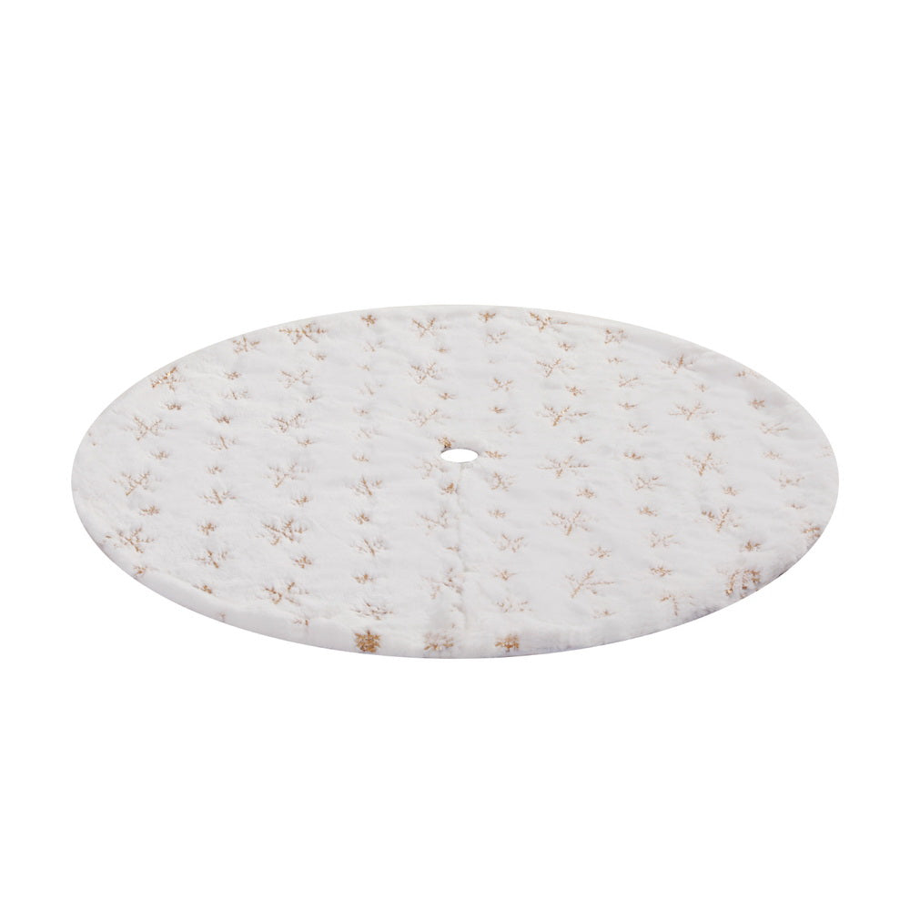 Snowflake Christmas Tree Skirt, 90cm