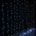 Cool White Curtain Lights, 6m x 3m, 600 LEDs