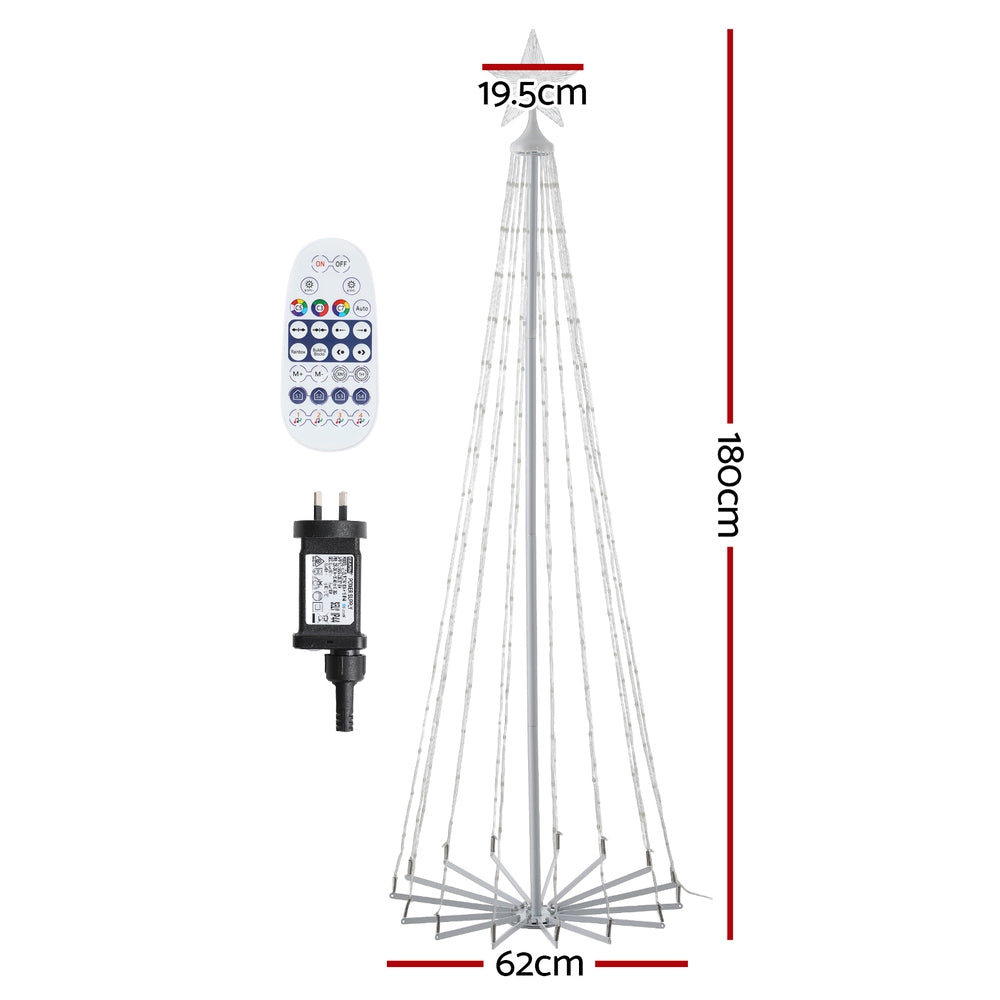Smart RGB Fairy Light Christmas Tree, 1.8m, App Control