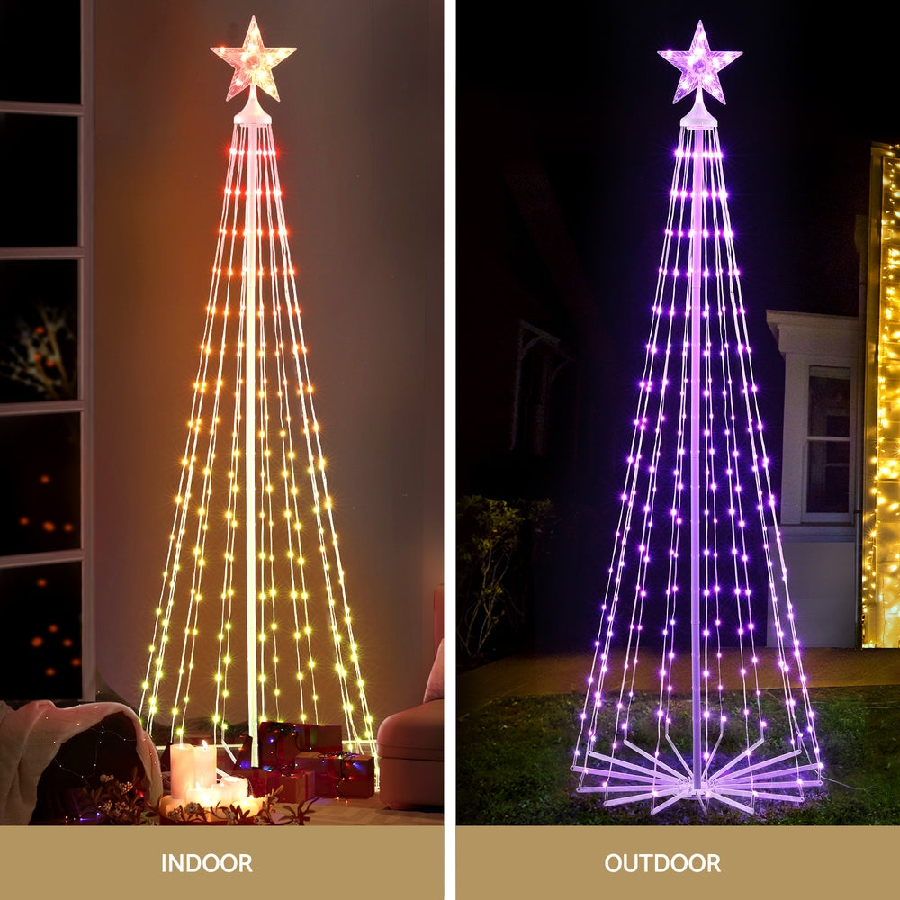 Smart RGB Fairy Light Christmas Tree, 1.8m, App Control
