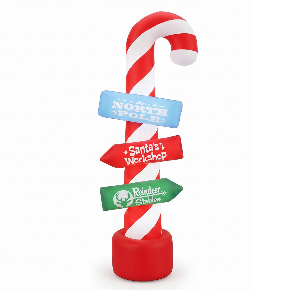 Inflatable Candy Cane Pole, 2.4m
