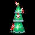 Giant Inflatable Santa Christmas Tree, 5m