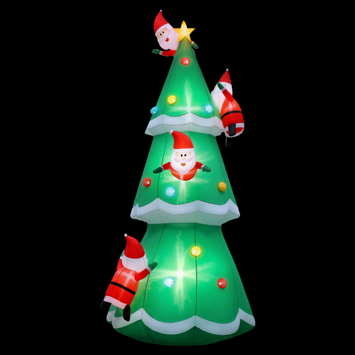 Giant Inflatable Santa Christmas Tree, 5m
