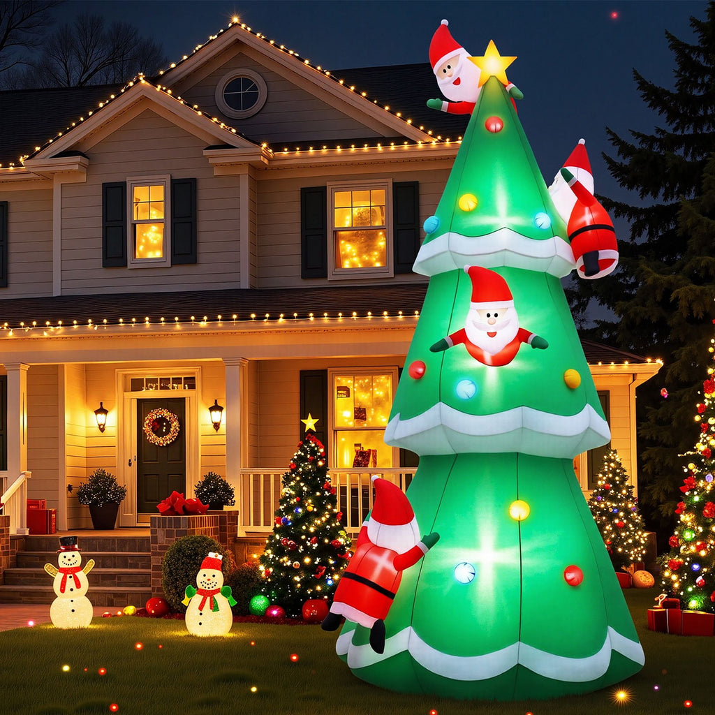 Giant Inflatable Santa Christmas Tree, 5m