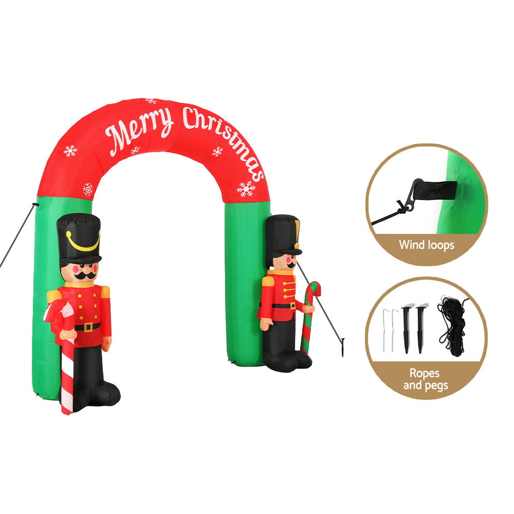 Inflatable Nutcracker Archway, 3m