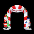 Inflatable Santa Archway, 3m