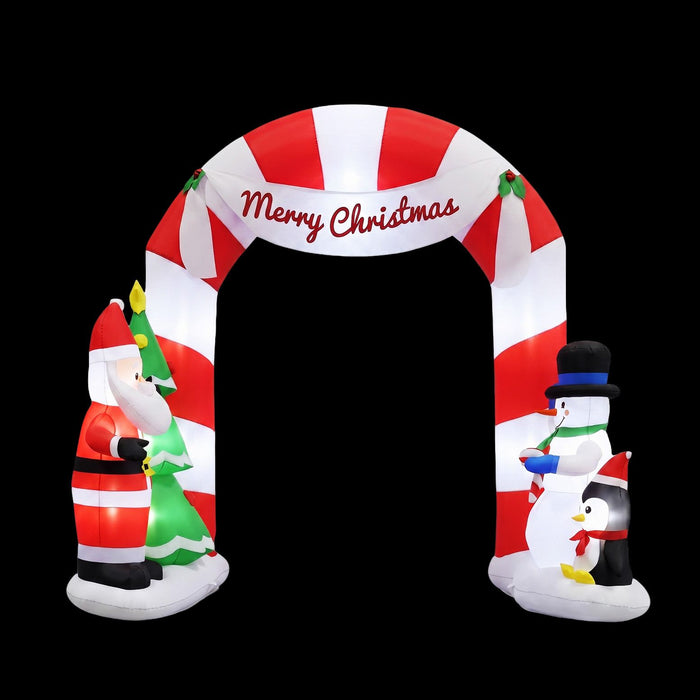 Inflatable Santa Archway, 3m