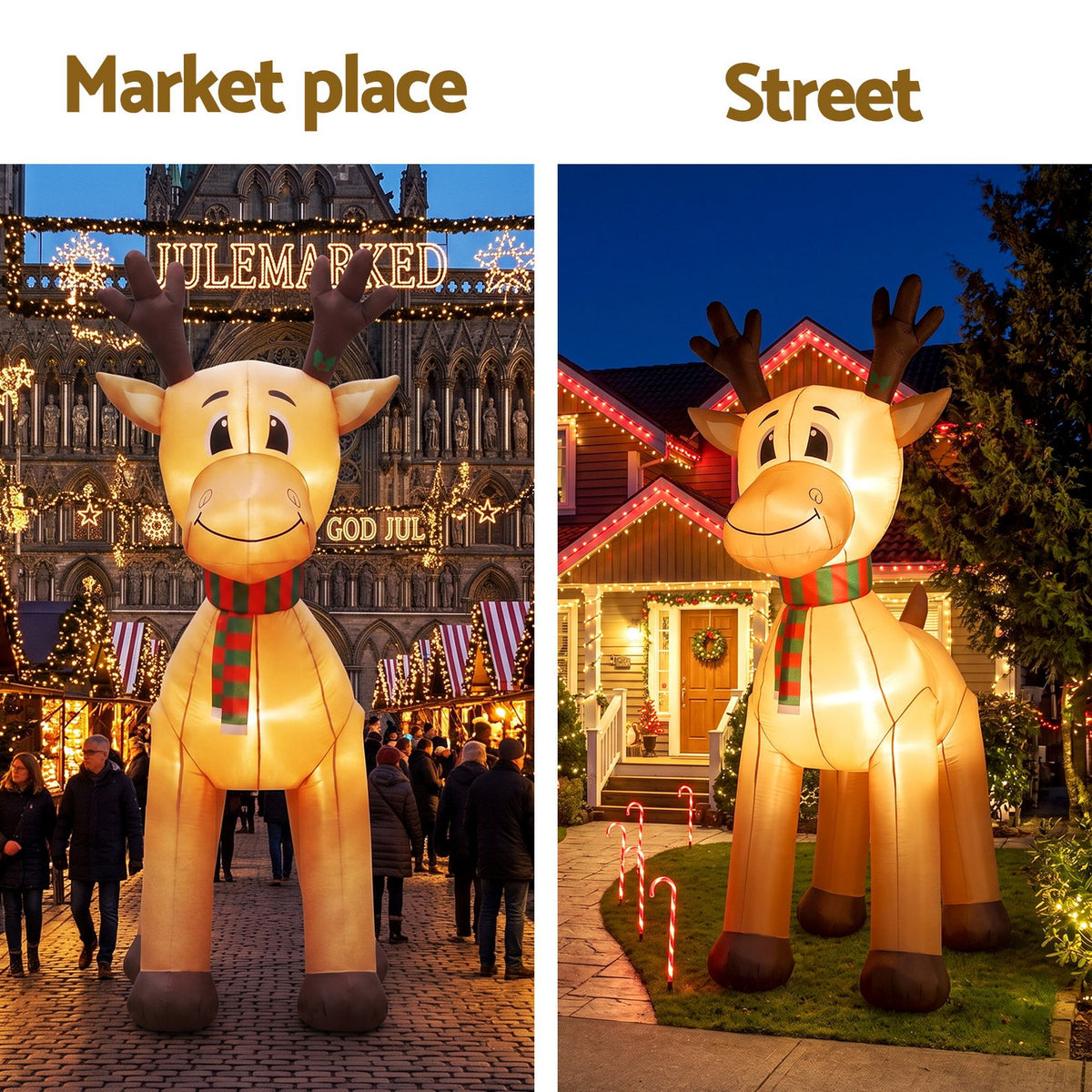 Giant Inflatable Reindeer, 5m