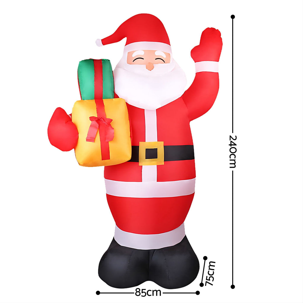 Inflatable Santa, 2.4m