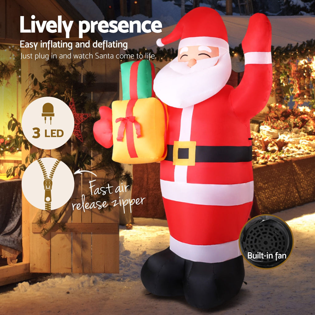 Inflatable Santa, 2.4m