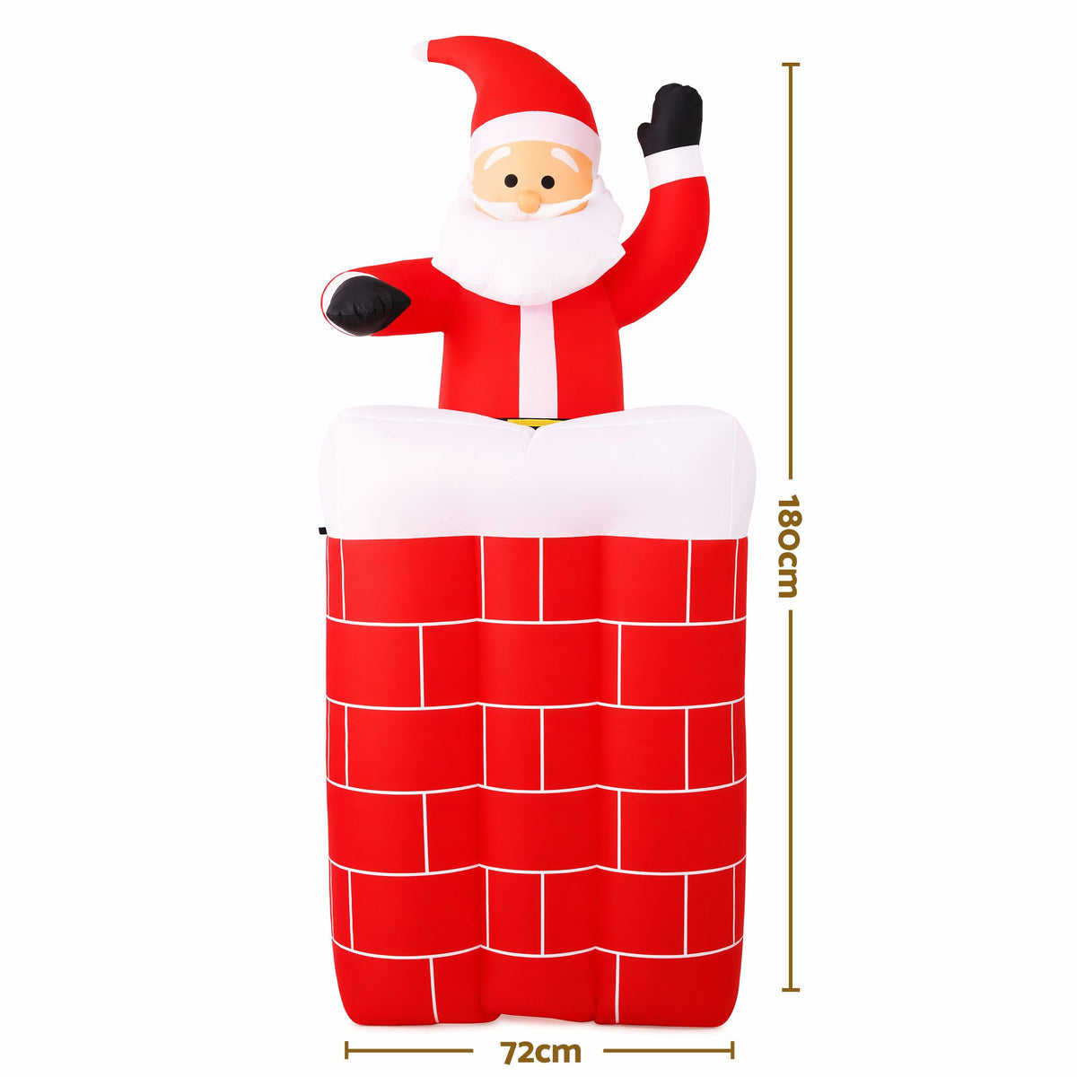 Inflatable Pop-Up Santa, 1.8m