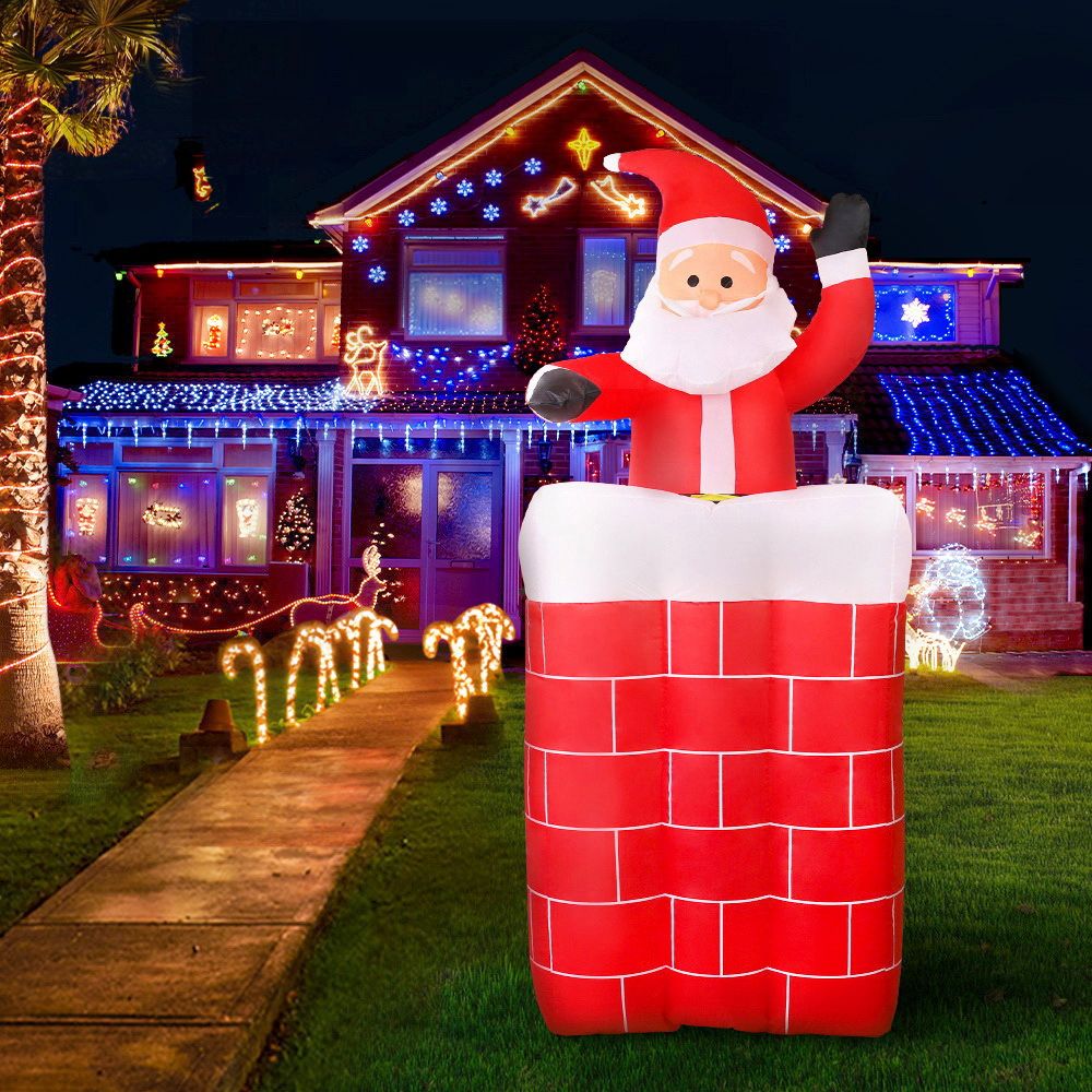 Inflatable Pop-Up Santa, 1.8m