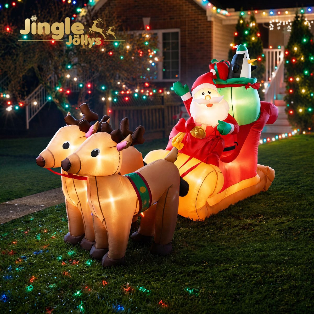 Inflatable Santa's Sleigh, 2.2m