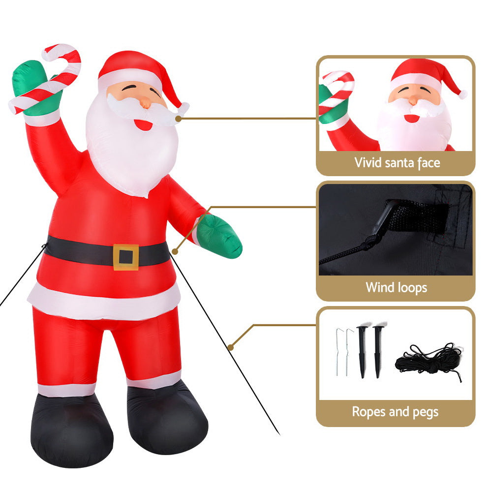 Inflatable Santa, 3m