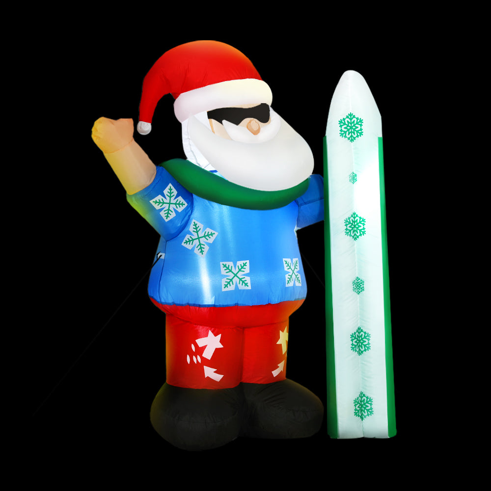 Inflatable Santa, 1.6m