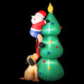 Inflatable Santa Christmas Tree, 1.8m