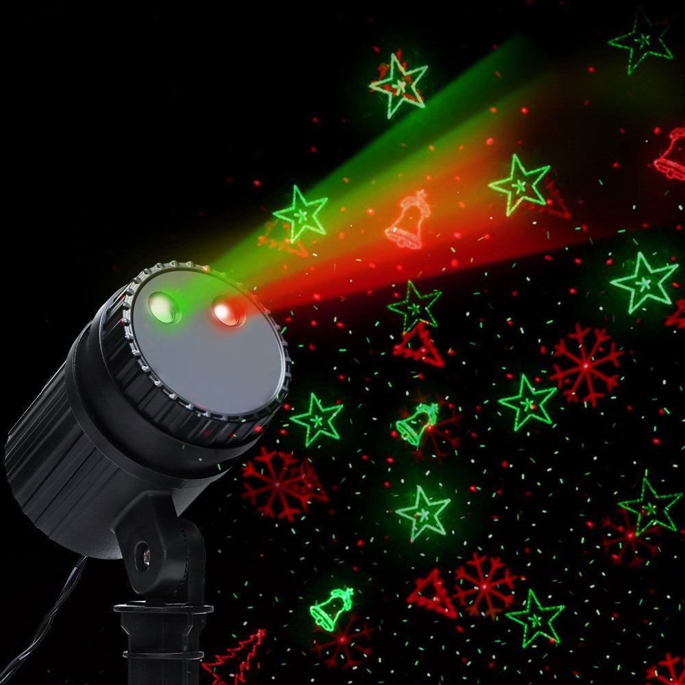Red and Green Laser Light Projector with Remote
