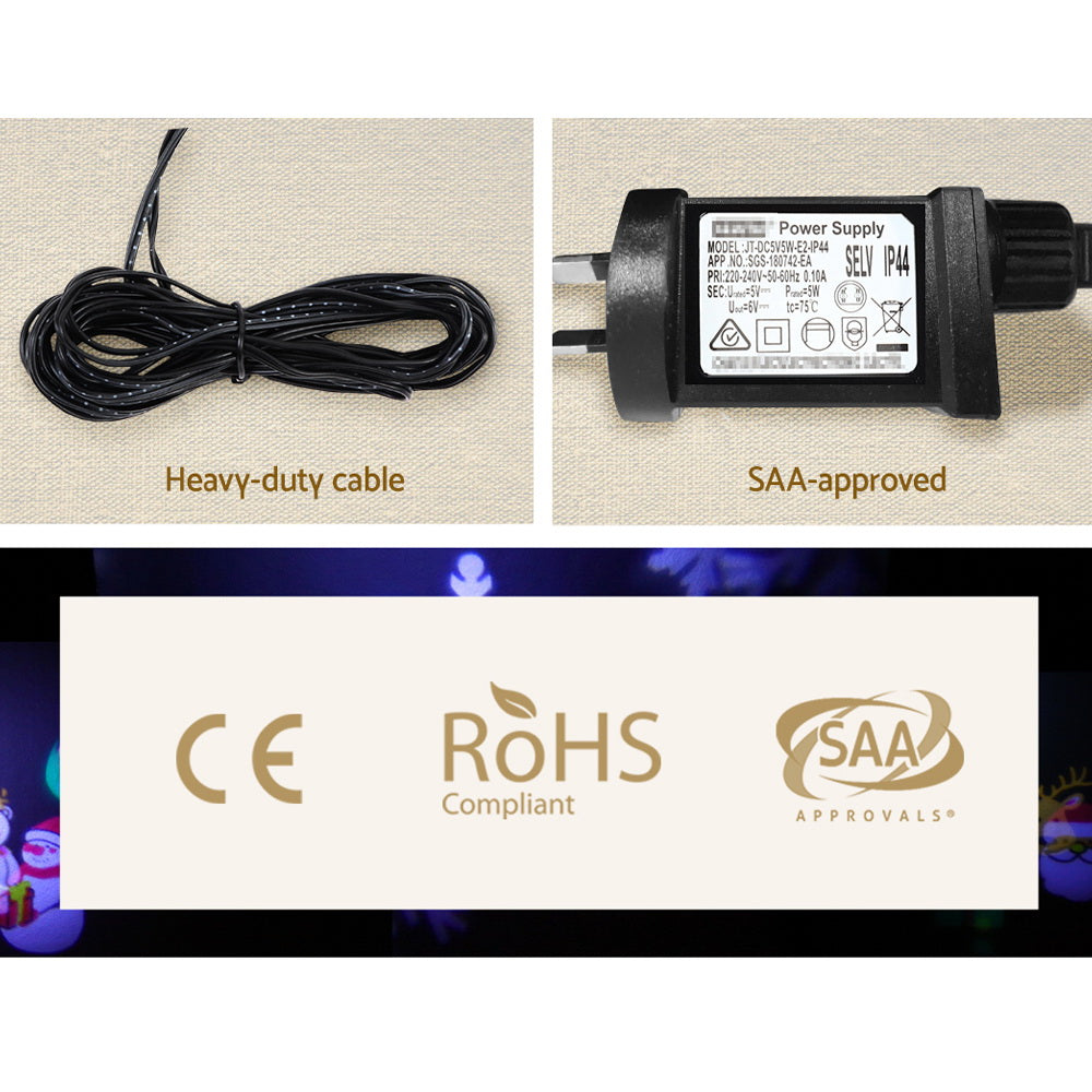 Christmas Light Projector, 12 Festive Designs