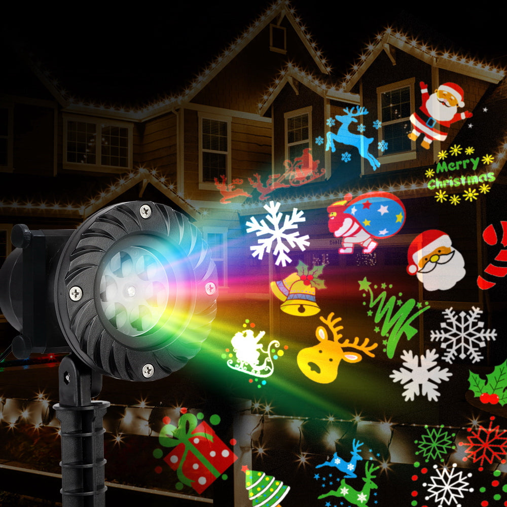 Christmas Light Projector, 12 Festive Designs