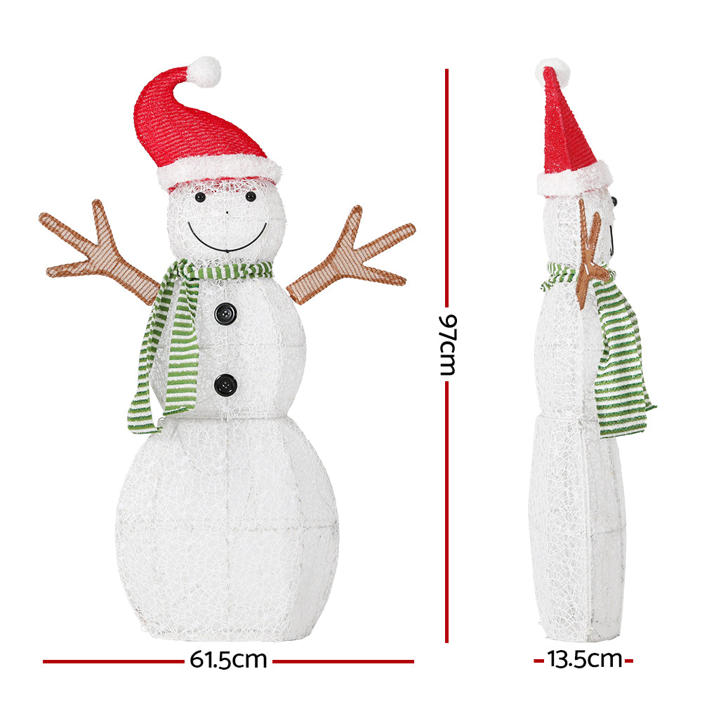 Light-Up Snowman, 97cm, 80 LEDs
