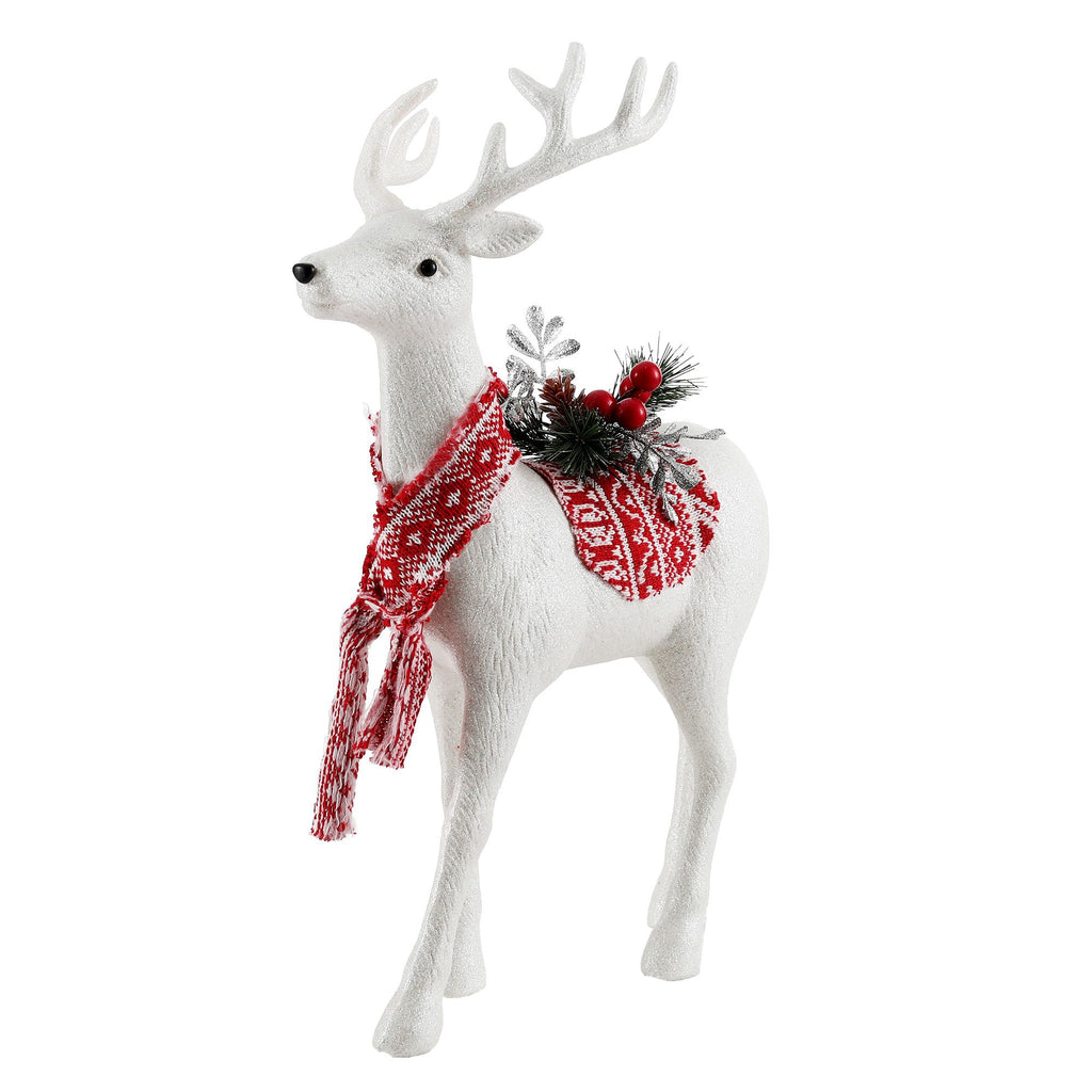 Glitter Reindeer Figurine, 45cm