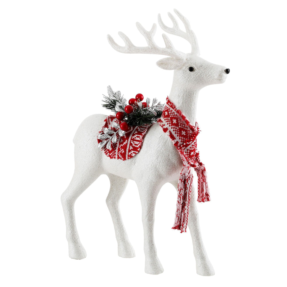 Glitter Reindeer Figurine, 45cm