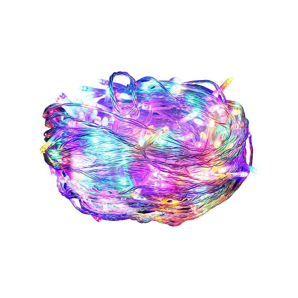 Multicolour Christmas String Lights, 50m, 8 Modes