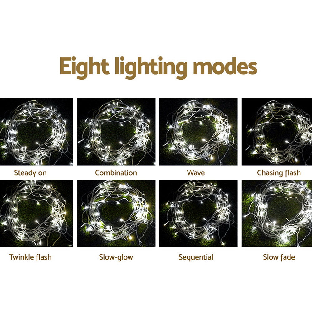 Cool White Christmas String Lights, 100m, 500 LEDs