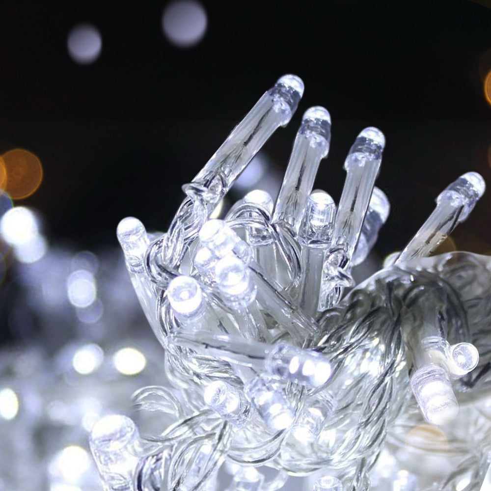 Cool White Christmas String Lights, 100m, 500 LEDs
